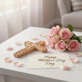 Carved Cross - Mother's Day Roses Card