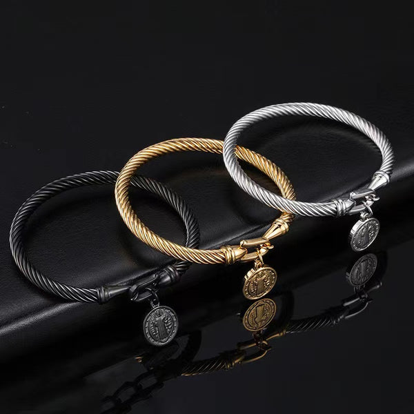 Saint Benedict Medal Women's Bracelet To Ward Off Evil