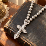 Walk in Faith, Carry His Love – Sacred Crucifix Rosary Necklace, a Timeless Symbol of Jesus’ Protection, Hope & Blessings