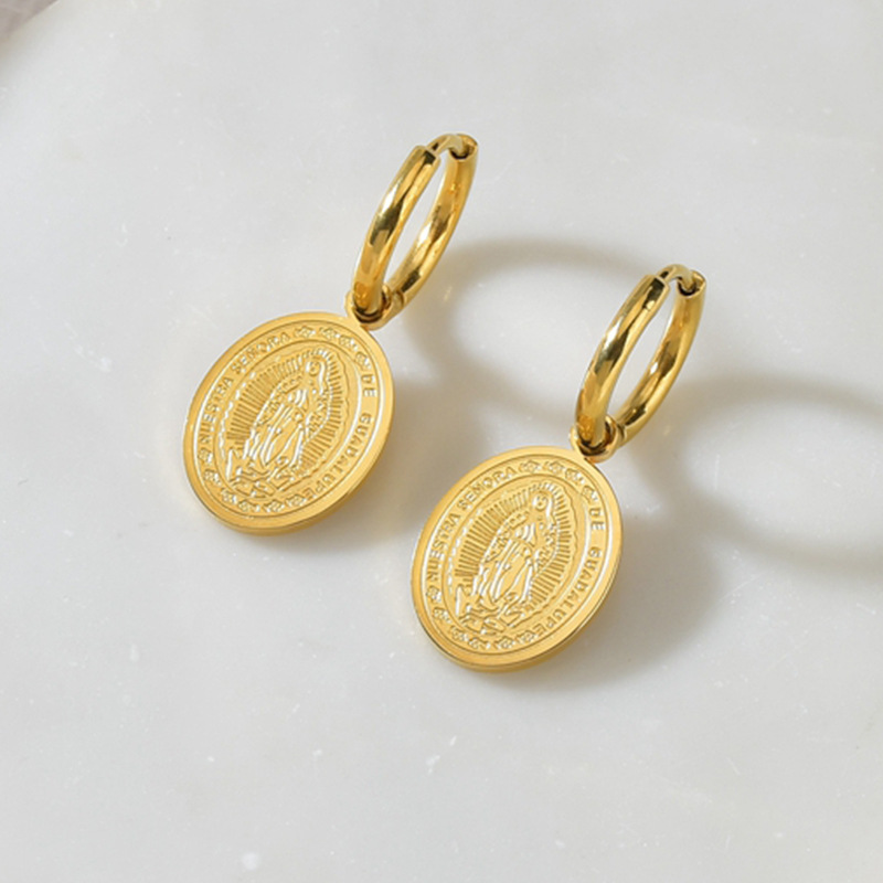 Our Lady of Guadalupe Earrings - Creative Religious Jewelry