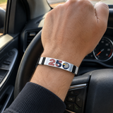 250 Years of Independence Bald Eagle & USA Flag Patriotic Silicone Bracelet