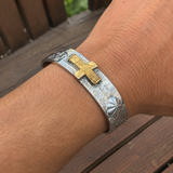 Mayan Tribal Totem Cross Bracelet