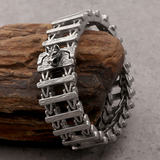 Dragon bone titanium steel creative skeleton dragon head wolf head stainless steel bracelet bracelet