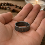 Scripture Cross Stainless Steel Ring