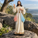 Divine Mercy Jesus Resin Statue – A Sacred Symbol of Faith, Grace & Protection