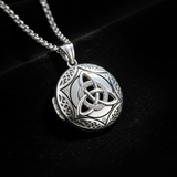 Celtic Locket - Macro Closeup