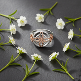Celtic Ring - Slate Flat Lay Flowers