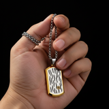 Chain Around Fingers - Black Background
