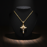 Cross Pendant - Black Velvet Spotlight