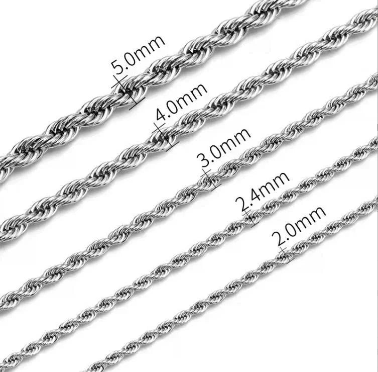 Stainless Steel Twist Chain – BGCOPPER