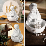 Virgin Mary Rosary Holder | Catholic Home Decor