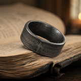 Scripture Cross Stainless Steel Ring