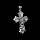 Crucifixion Prayer Necklace Madonna Prayer S925K Silver Necklace