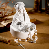 Virgin Mary Rosary Holder | Catholic Home Decor