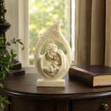 Holy Family Teardrop Resin Tabletop Statue