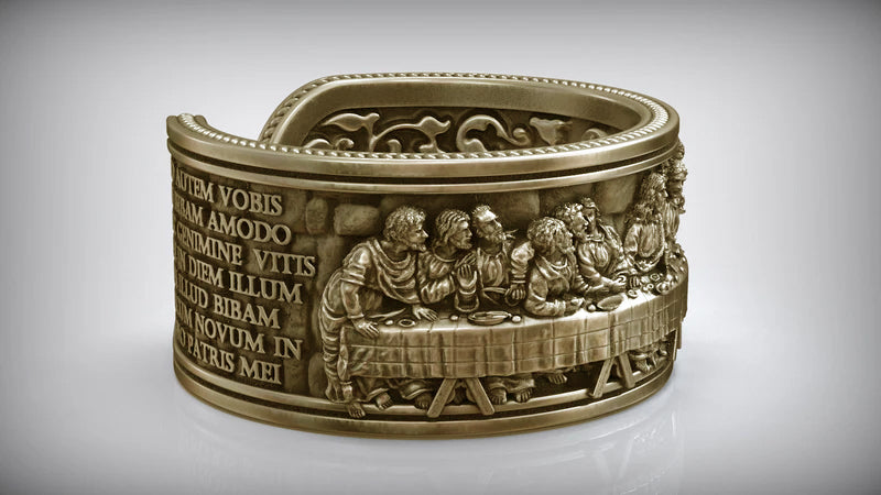 Last Supper Copper Adjustable Size Bracelet