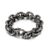 Men's Stainless Steel Spike Bracelet