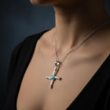 Dark studio - chiaroscuro skin close-up
