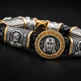 Orthodox Jesus Saints Hand-Woven Bracelet