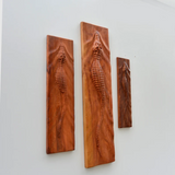 Crocodile Wall Mounted Wooden Wall Art