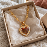 Forever in My Heart – Romantic Heart Lock Necklace | A Timeless Symbol of Love & Devotion