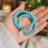 Turquoise Tree of Life Bracelet – Symbol of Faith, Growth & New Beginnings
