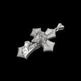 Crucifixion Prayer Necklace Madonna Prayer S925K Silver Necklace