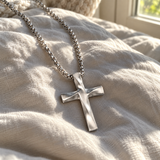 Carry Your Faith Close to Your Heart – Timeless Gold & Silver Cross Necklace, A Symbol of God's Love & Protection