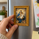 Blessed Virgin Mary & Child Christian Fridge Magnet