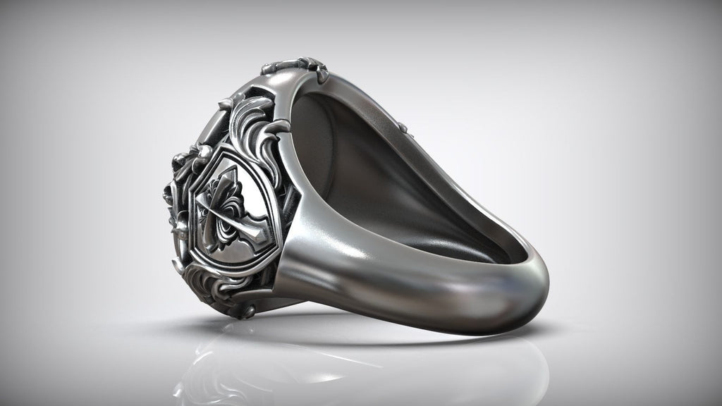 St. Michael Archangel Holy Sword S925K Silver Ring – BGCOPPER