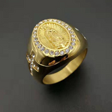 Our Lady of Guadalupe Titanium Ring