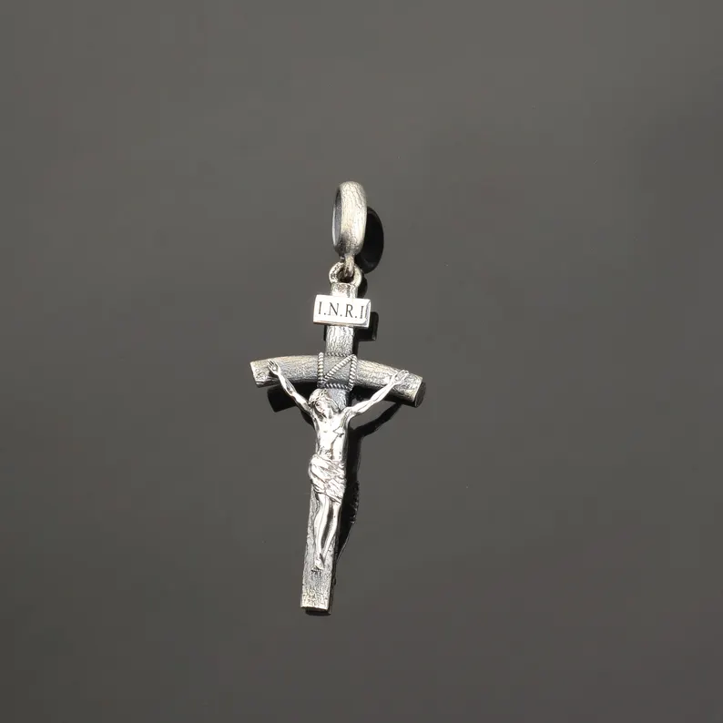 BGCOPPER S925K Silver Crucifix of Jesus Christ: A Timeless Masterpiece of Faith and Art