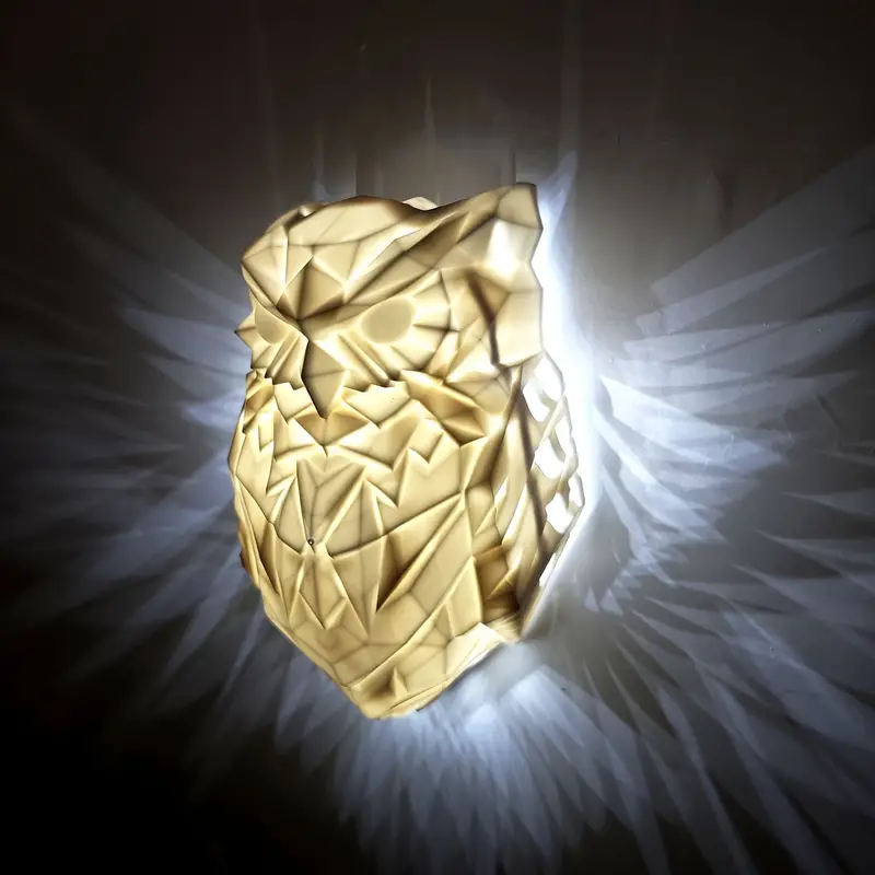 Animal Head LED Personalized Eagle / Owl Wall Sconce