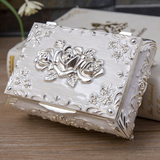 Zinc alloy rose drip necklace ring jewelry jewelry box