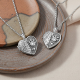 Heart Locket Dog Paw Necklace – Forever Hold Your Pet's Memory Clos