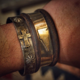 Mayan wisdom double pupil point tribal totem bracelet non alpine rung high bridge cross bracelet