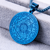 Seal 7 Archangel Pendants Protection Amulet Against Evil Eyes, Curses, Spells