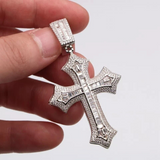 Luxury CZ Stone Cross Necklace