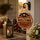 America 250 Faith & Freedom Welcome Keepsake gift detail for faithful homes