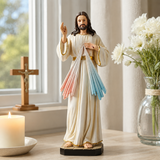 Divine Mercy Jesus Resin Statue – A Sacred Symbol of Faith, Grace & Protection