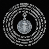 Saint Benedict Medallion Ward Off Evil Necklace