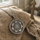 Seal of the Seven Angels Round Necklace Amulet