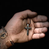 Bgcopper Twisted Cross Necklace - Gifts for Him/ Her