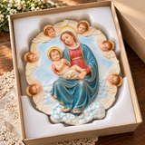 Virgin Mary & Baby Jesus with Angels Religious Decor