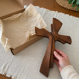 Modern Wooden Wall Cross: A Contemporary Symbol of Faith & Craftsmanship