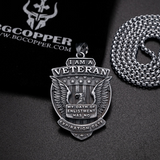 Spring Promotion:I'm a Proud Veteran Pendant - A Symbol of Honor
