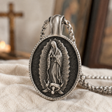 Our Lady of Guadalupe Virgin Mary Necklace,the patron saint of America and unborn children