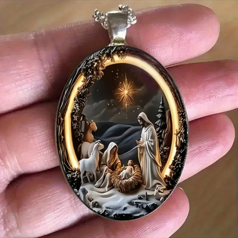Christmas Nativity 3D Relief Pendant - BGCOPPER Anniversary Limited ($9.90)