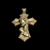 Crucifixion Prayer Necklace Madonna Prayer S925K Silver Necklace