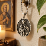 St Peter Necklace/the patron saint of net makers, boat builders ,fishermen, locksmiths, shoemakers and foot patients